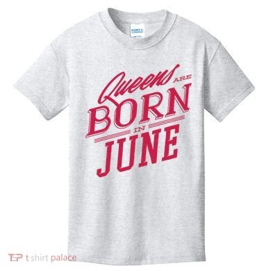 Queens Are Born In June Kids T-Shirt