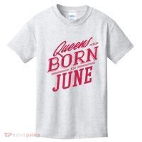 Queens Are Born In June Kids T-Shirt thumb 0
