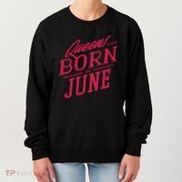 Queens Are Born In June Women's Sweatshirt thumb 0