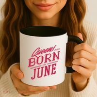Queens Are Born In June Coffee Mug thumb 3