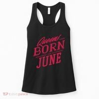 Queens Are Born In June Women's Tank Top thumb 0