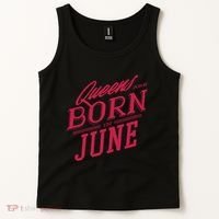 Queens Are Born In June Tank Top thumb 2