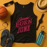 Queens Are Born In June Tank Top thumb 4
