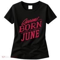 Queens Are Born In June Women's T-Shirt thumb 0