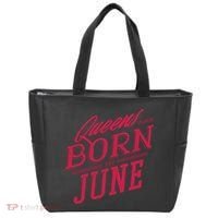 Queens Are Born In June Tote Bag thumb 0