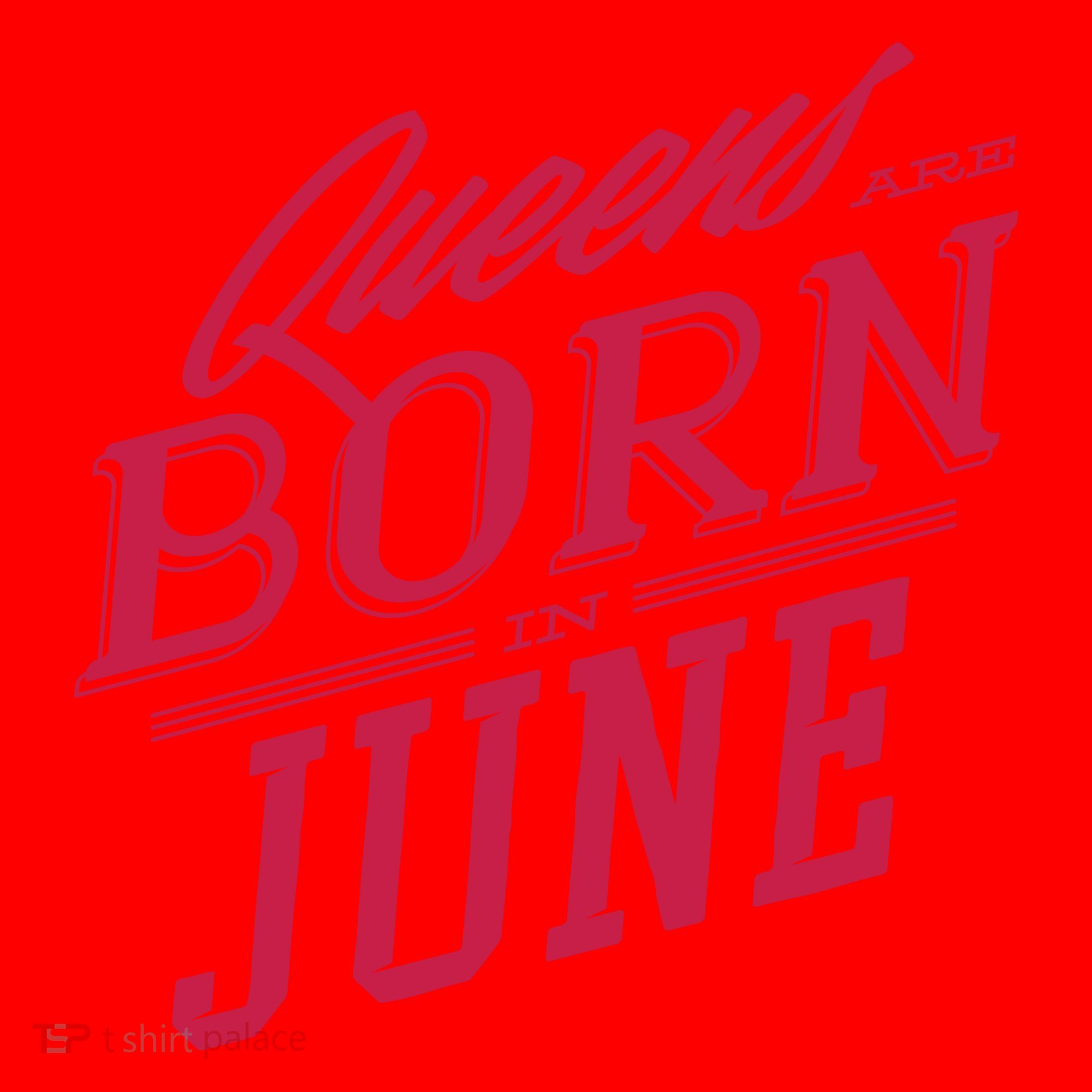 Queens Are Born In June Santa Hat