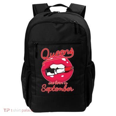 Queens Are Born in September Lipstick Backpack