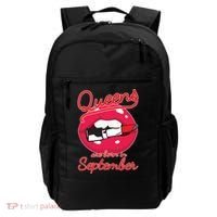 Queens Are Born in September Lipstick Backpack thumb 0
