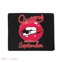 Queens Are Born in September Lipstick Mousepad thumb 0