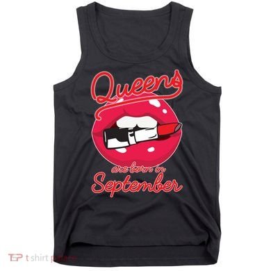 Queens Are Born in September Lipstick Tank Top