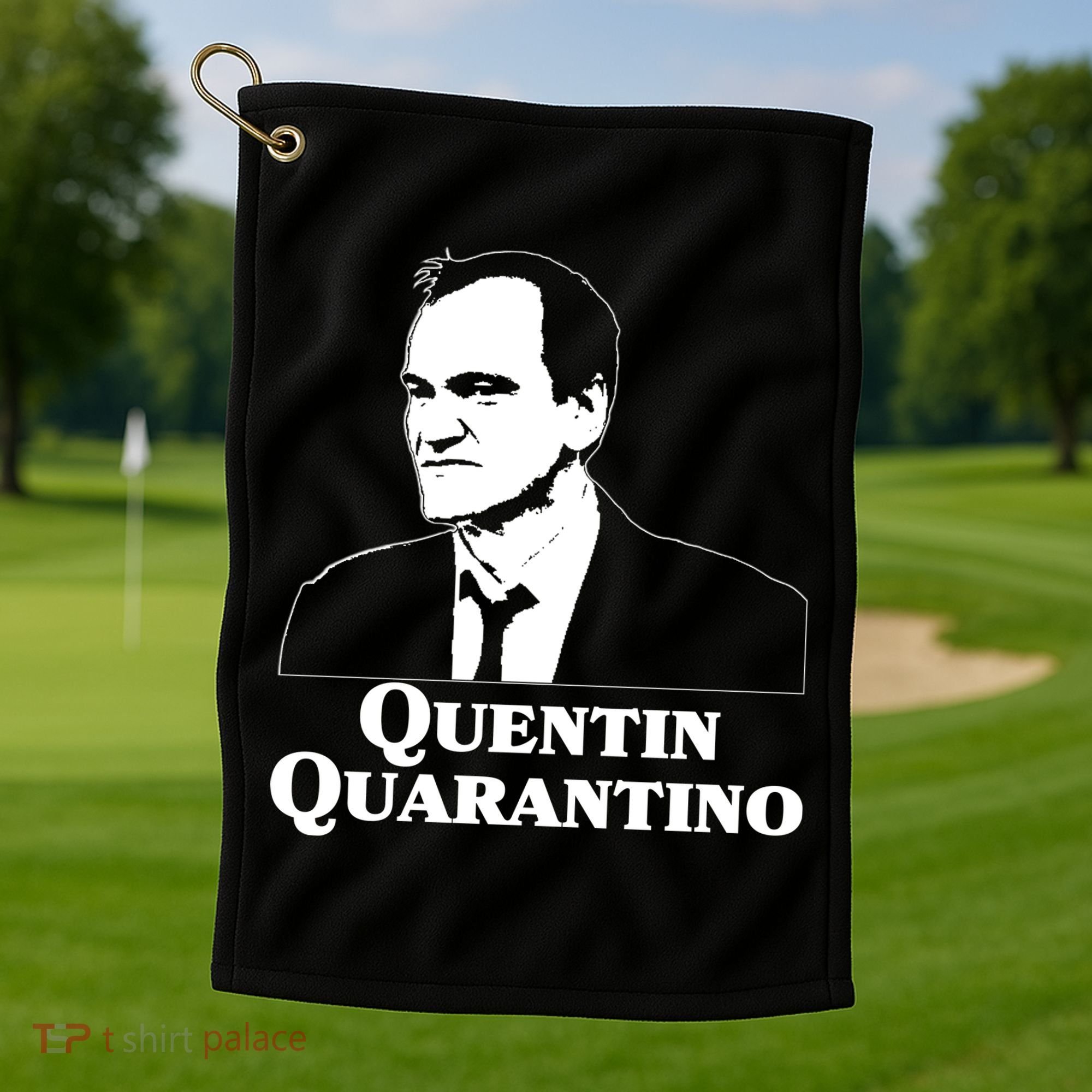 Quentin Quarantino Golf Towel