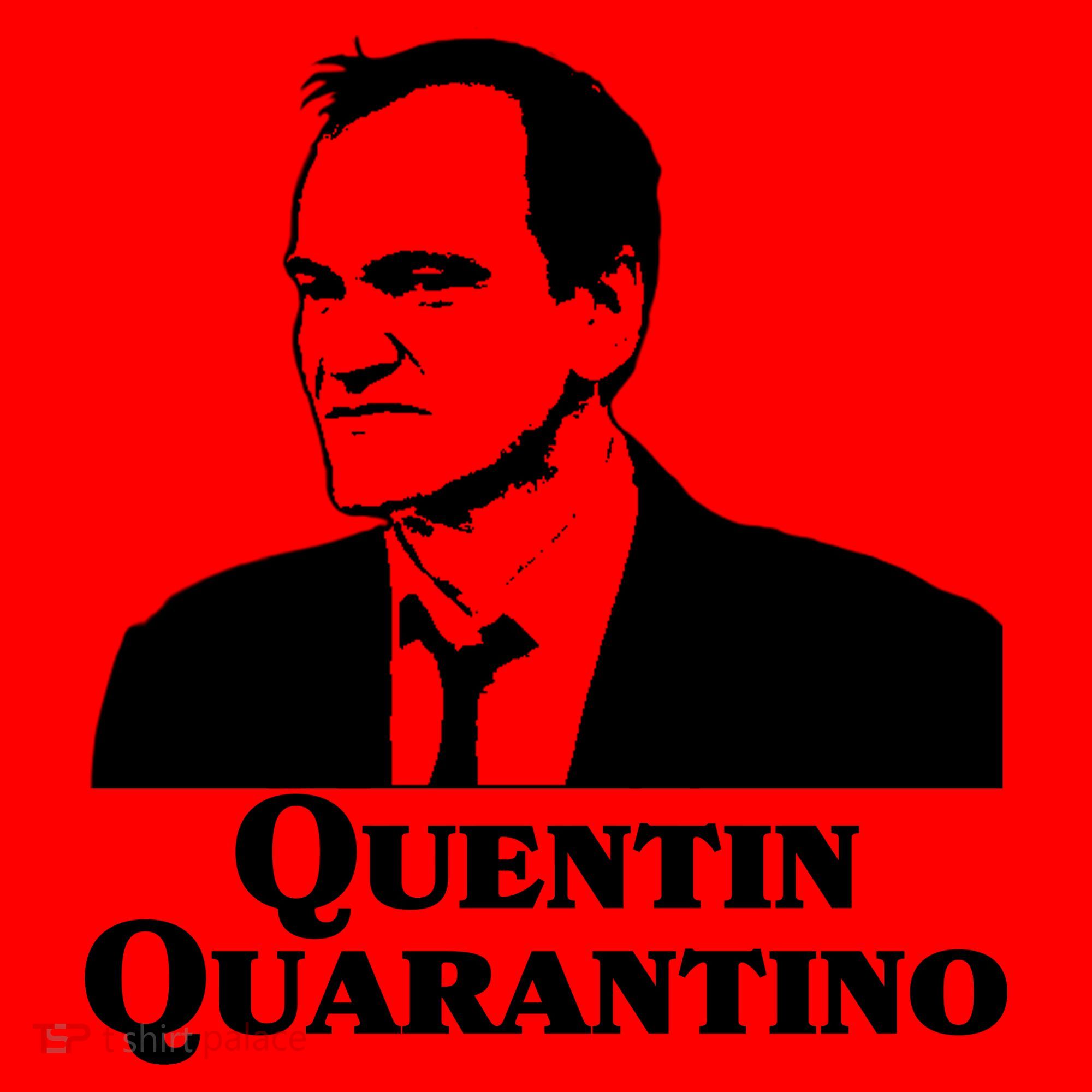 Quentin Quarantino Santa Hat