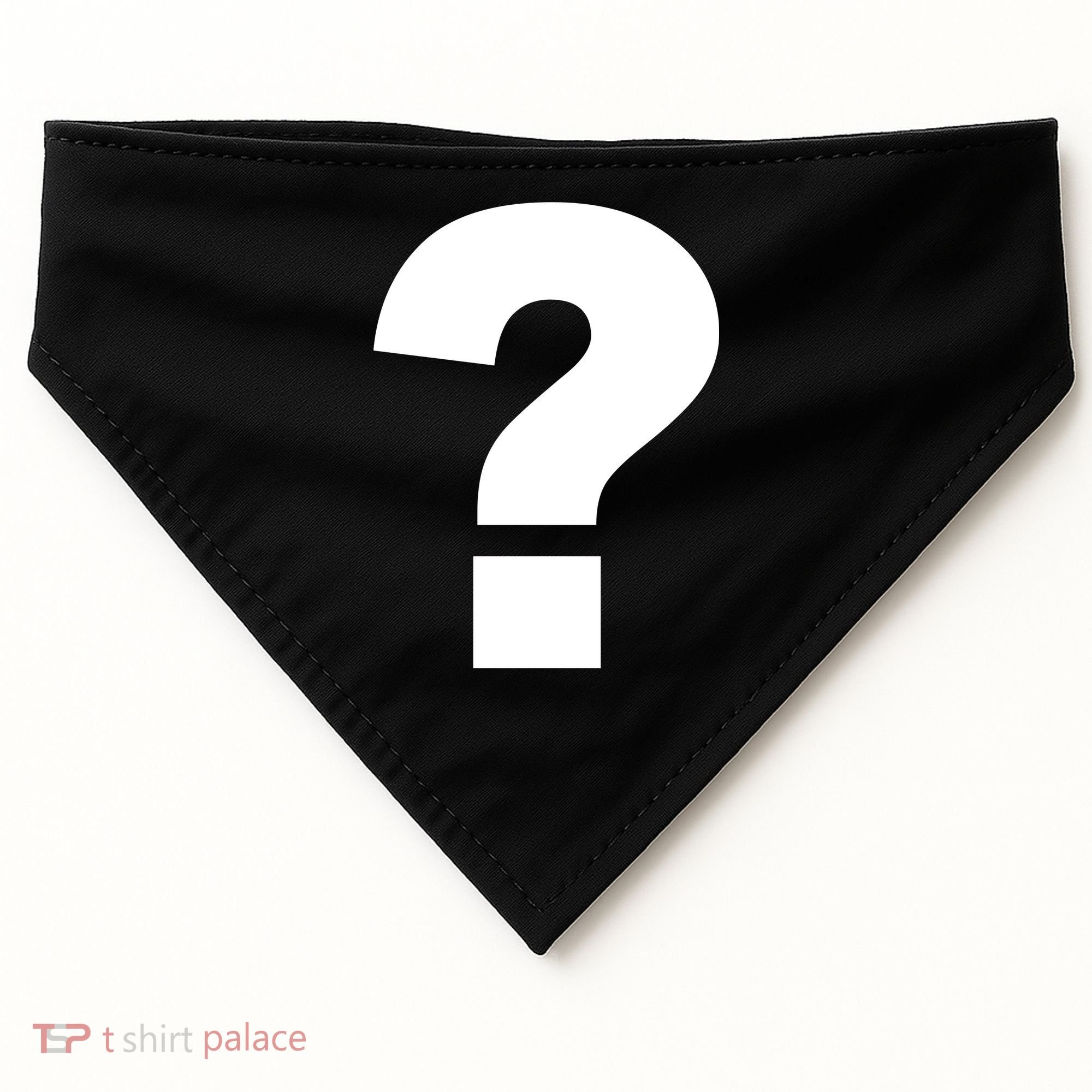 Question Mark Logo USA-Made Doggie Bandana