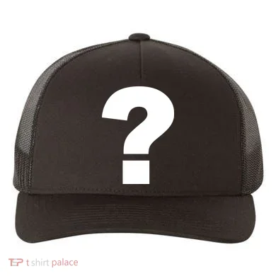 Question Mark Logo Yupoong Adult 5-Panel Trucker Hat