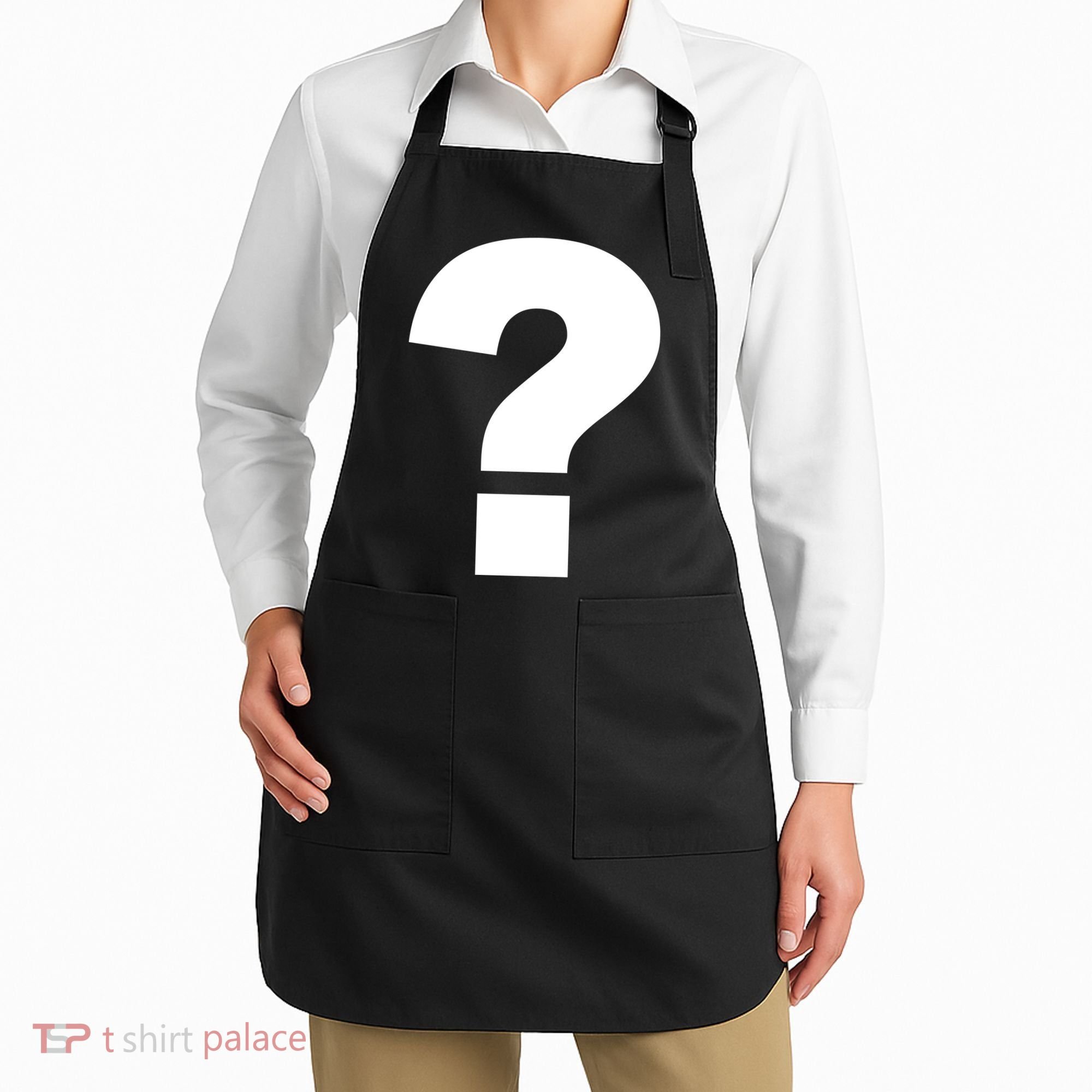 Question Mark Logo Apron