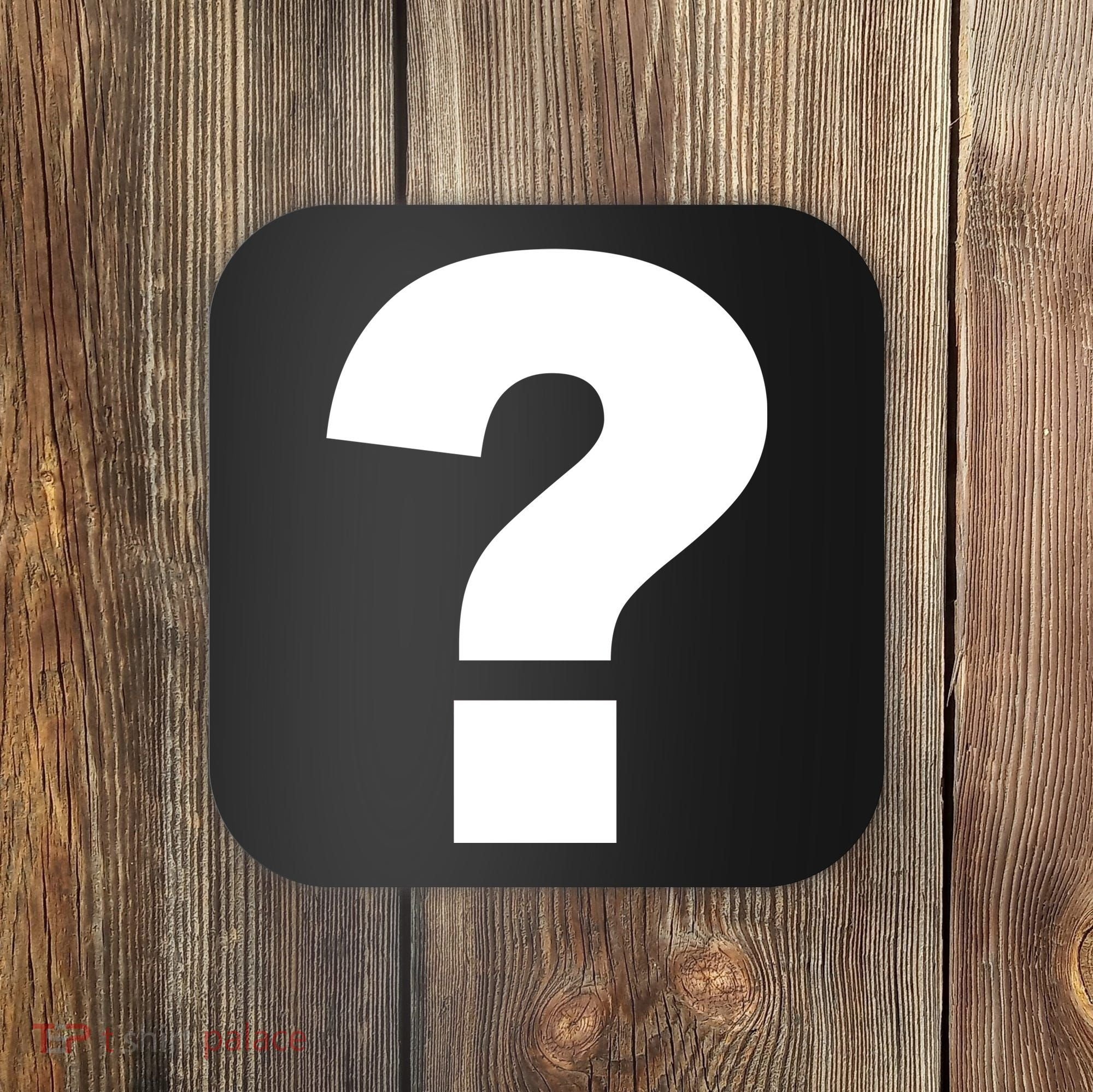 Question Mark Logo Coaster