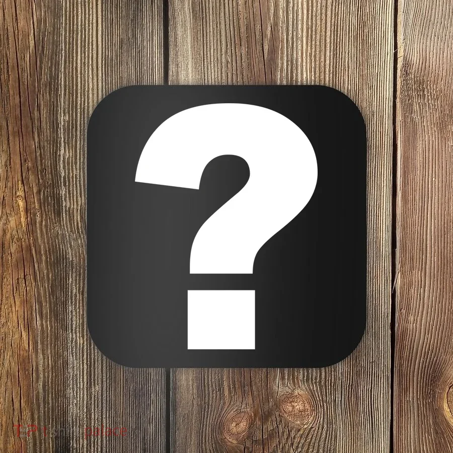 Question Mark Logo Coaster