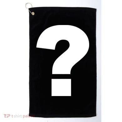 Question Mark Logo Golf Towel