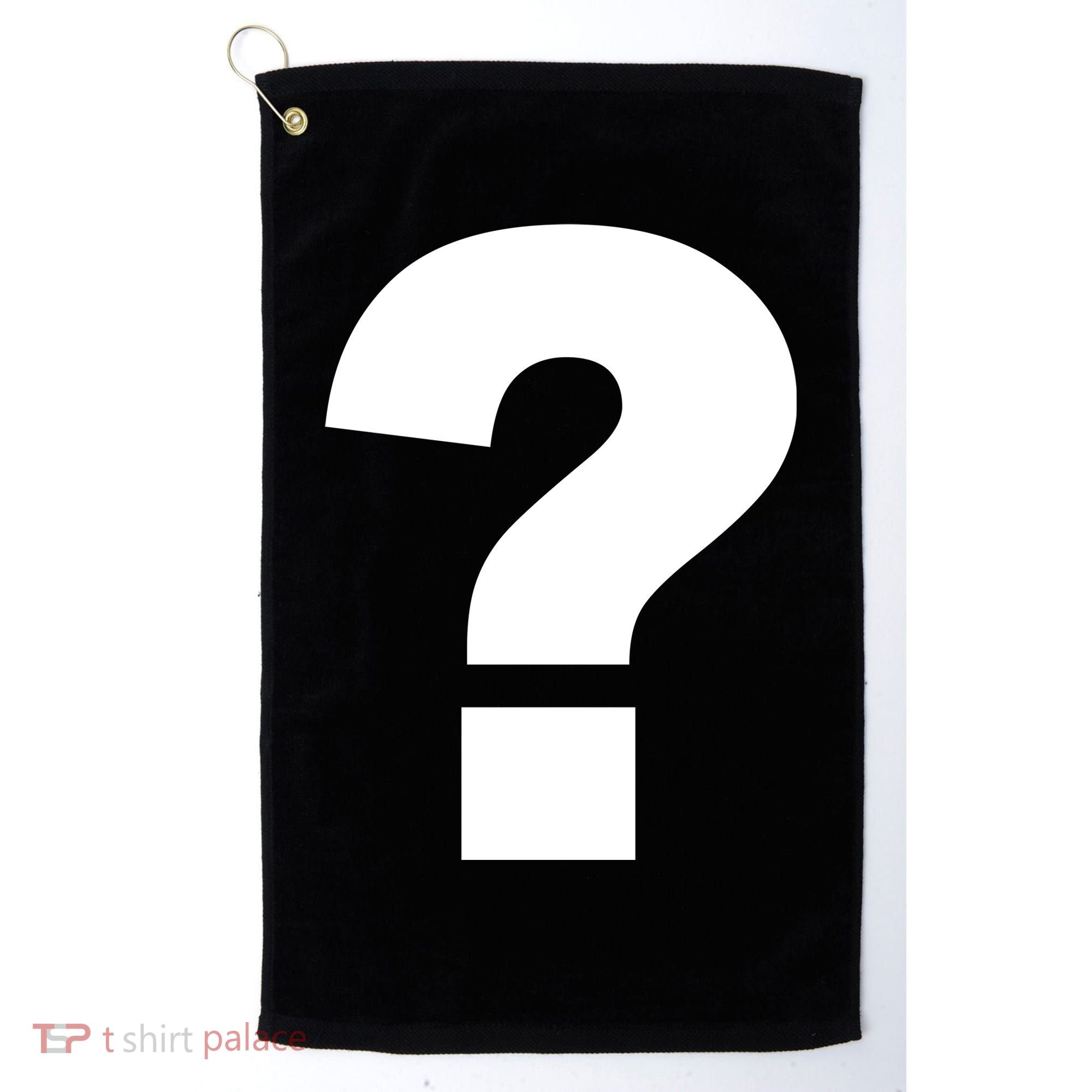 Question Mark Logo Golf Towel
