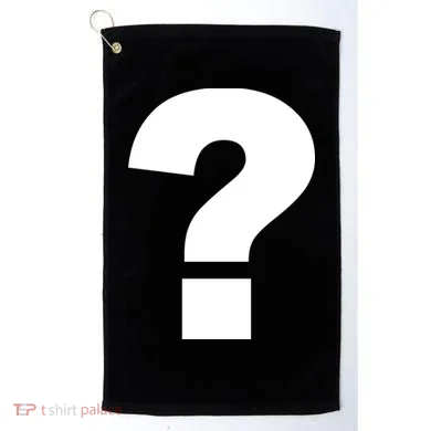 Question Mark Logo Golf Towel