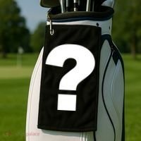 Question Mark Logo Golf Towel thumb 2