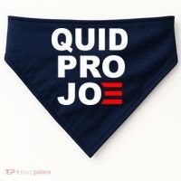 Quid Pro Joe Biden USA-Made Doggie Bandana thumb 0