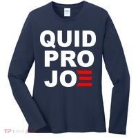 Quid Pro Joe Biden Women's Long Sleeve Shirt thumb 0