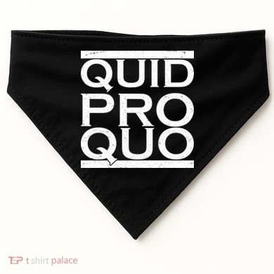 Quid Pro Quo USA-Made Doggie Bandana