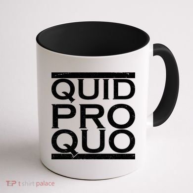 Quid Pro Quo Coffee Mug back