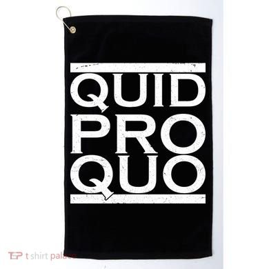 Quid Pro Quo Golf Towel
