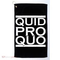Quid Pro Quo Golf Towel thumb 0