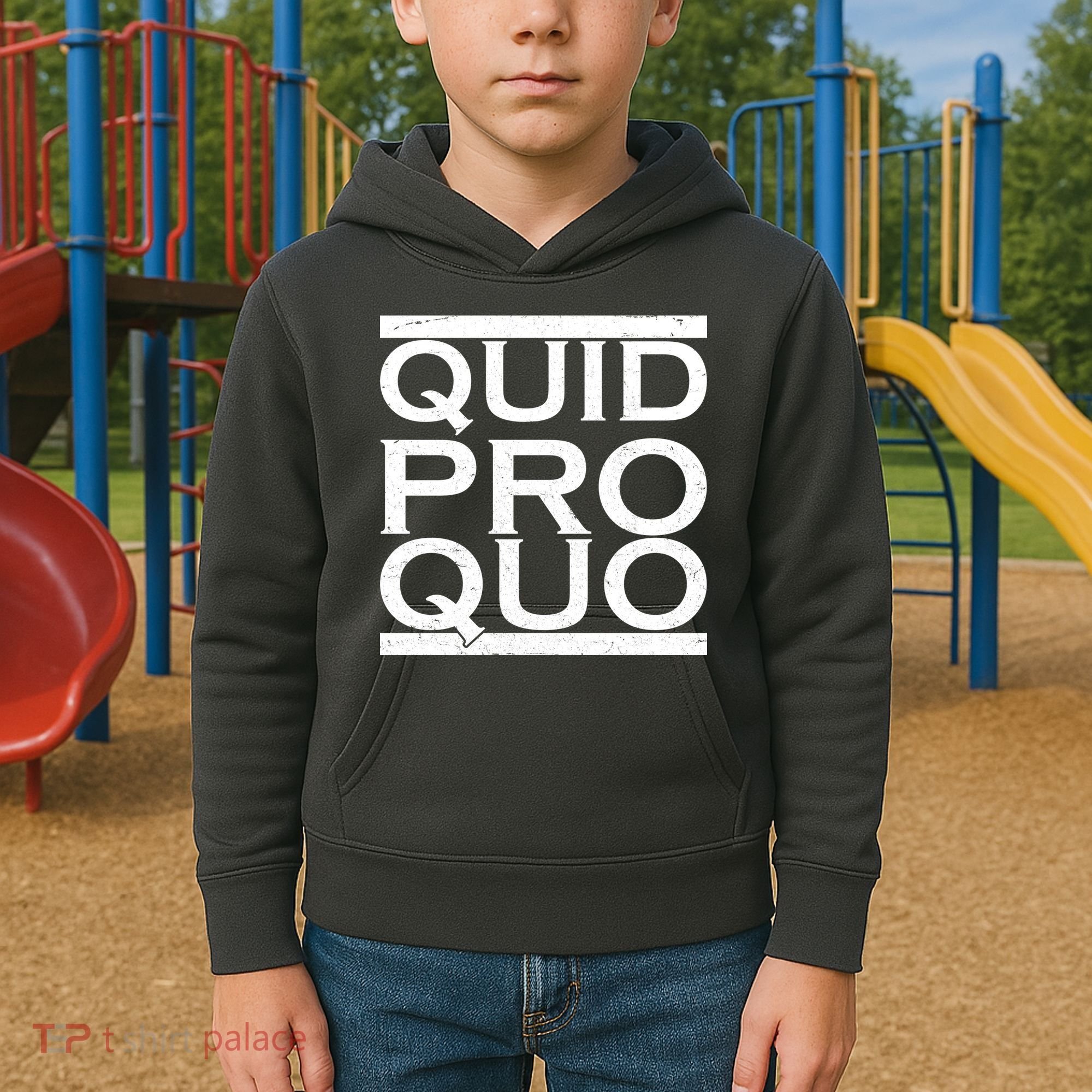 Quid Pro Quo Kids Hoodie