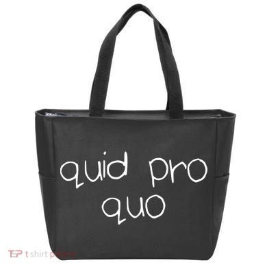 Quid Pro Quo Fun Tote Bag
