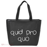 Quid Pro Quo Fun Tote Bag thumb 0