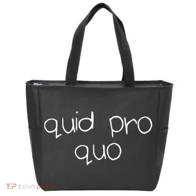 Quid Pro Quo Fun Tote Bag