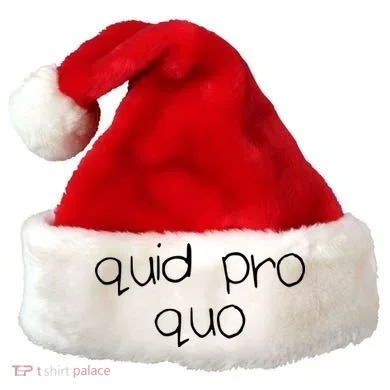 Quid Pro Quo Fun Santa Hat
