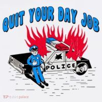 Quit Your Day Job Funny Police Humor Women's Hoodie thumb 2