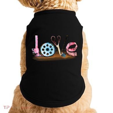 Quilting Yarn Graphic Design Seamstress Sewing Themed Cute Gift Doggie Tank