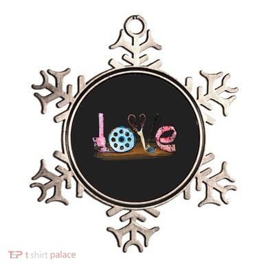 Quilting Yarn Graphic Design Seamstress Sewing Themed Cute Gift Ornament
