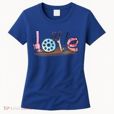 Quilting Yarn Graphic Design Seamstress Sewing Themed Cute Gift Women's T-Shirt