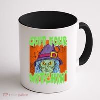 Quit Your Witchin Spooky Halloween Coffee Mug thumb 1
