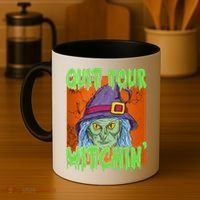 Quit Your Witchin Spooky Halloween Coffee Mug thumb 4