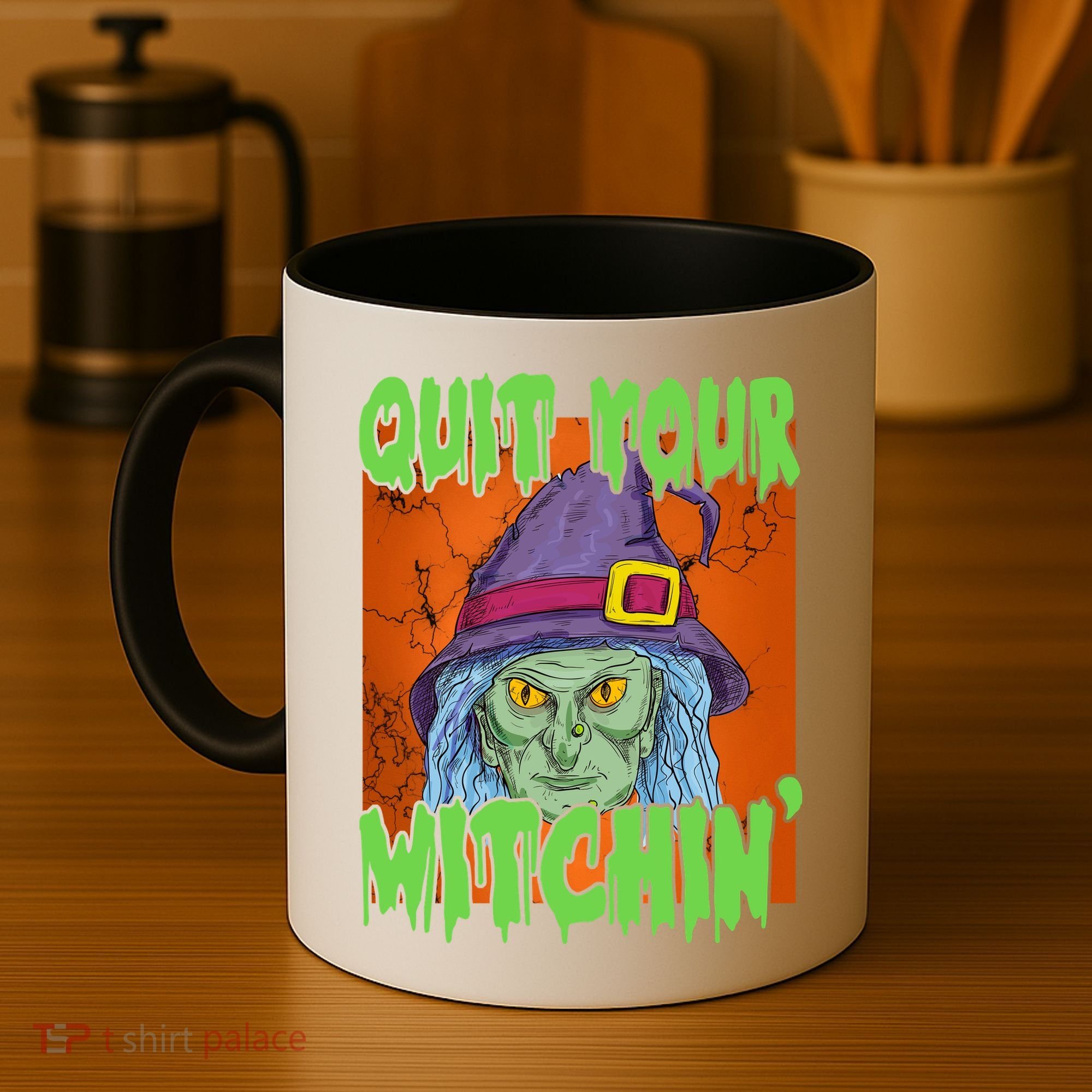 Quit Your Witchin Spooky Halloween Coffee Mug