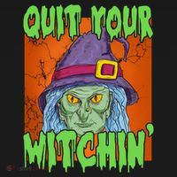 Quit Your Witchin Spooky Halloween Coaster thumb 2