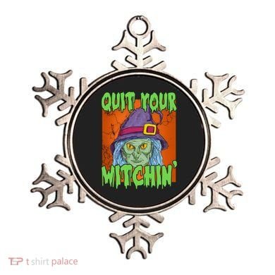 Quit Your Witchin Spooky Halloween Ornament