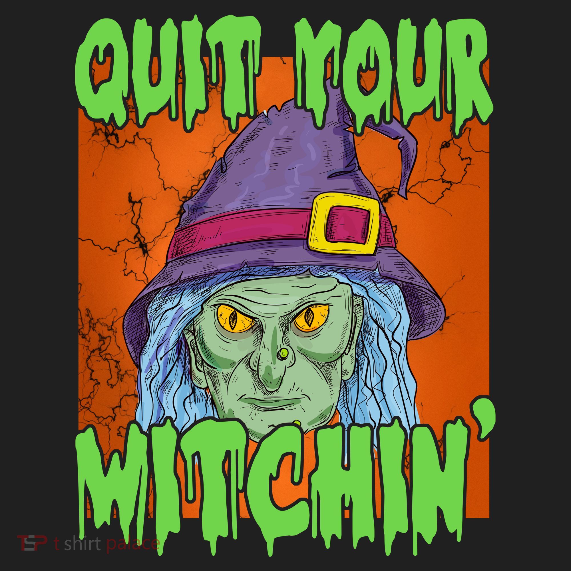 Quit Your Witchin Spooky Halloween Hat