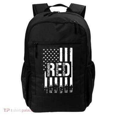 R.E.D Remember Everyone Deployed Red Friday Backpack