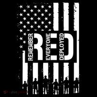 R.E.D Remember Everyone Deployed Red Friday Women's Hoodie thumb 2