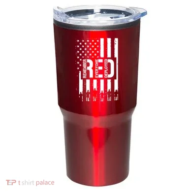 R.E.D Remember Everyone Deployed Red Friday Tumbler
