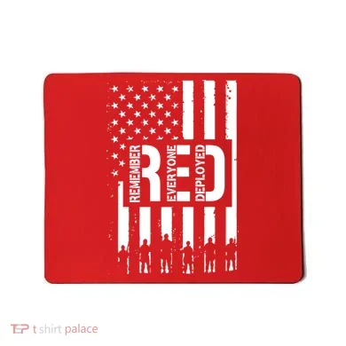 R.E.D Remember Everyone Deployed Red Friday Mousepad
